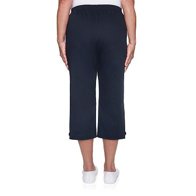 Plus Size Alfred Dunner Twill Relaxed Fit Capri Pants