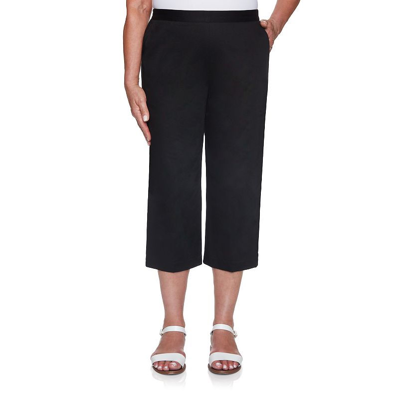 55302474 Plus Size Alfred Dunner Twill Relaxed Fit Capri Pa sku 55302474