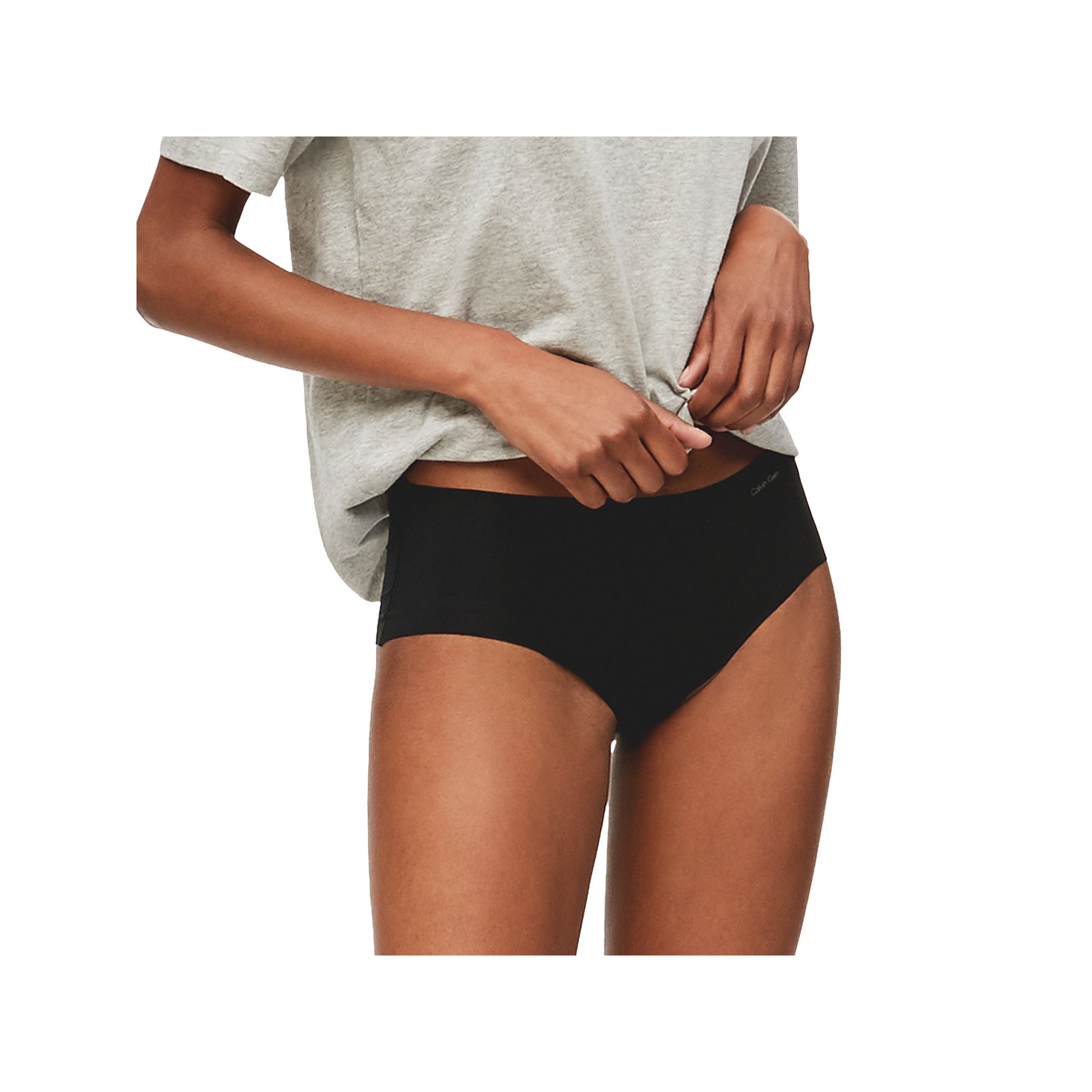 Womens Calvin Klein Invisibles Hipster Panty D3429, Size: XS, Black