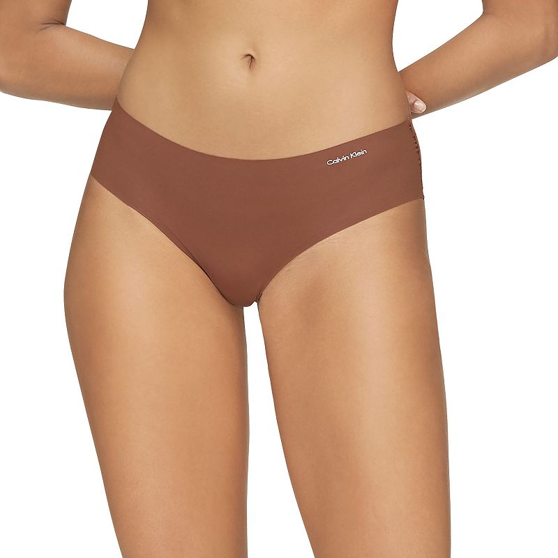 Women's Calvin Klein Invisibles Hipster Panty D3429, Size: Large, Brown