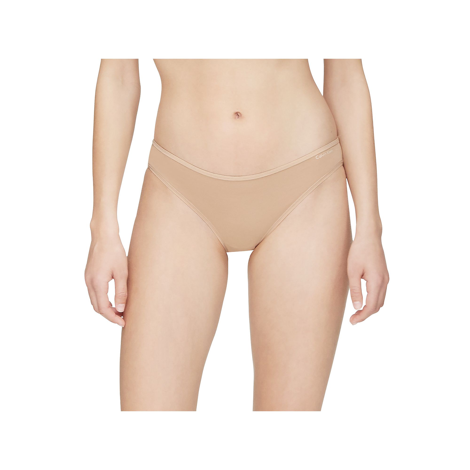 Womens Calvin Klein Form Bikini Panty QD3644, Size: XS, Bare