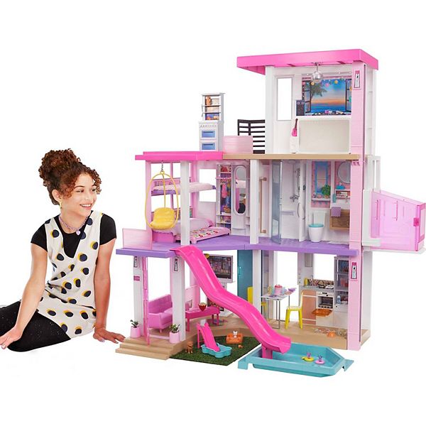 Dreamhouse Doll House Playset, Barbie 75+ Accessories