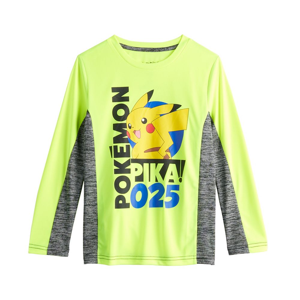 Boys 4-12 Jumping Beans® Pokemon Pikachu "Pika 025" Long Sleeve Active ...