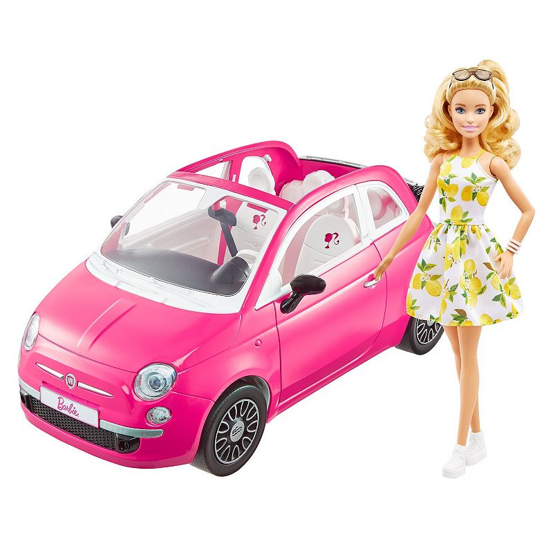 81183910 Barbie Fiat 500 Doll and Vehicle, Multicolor sku 81183910
