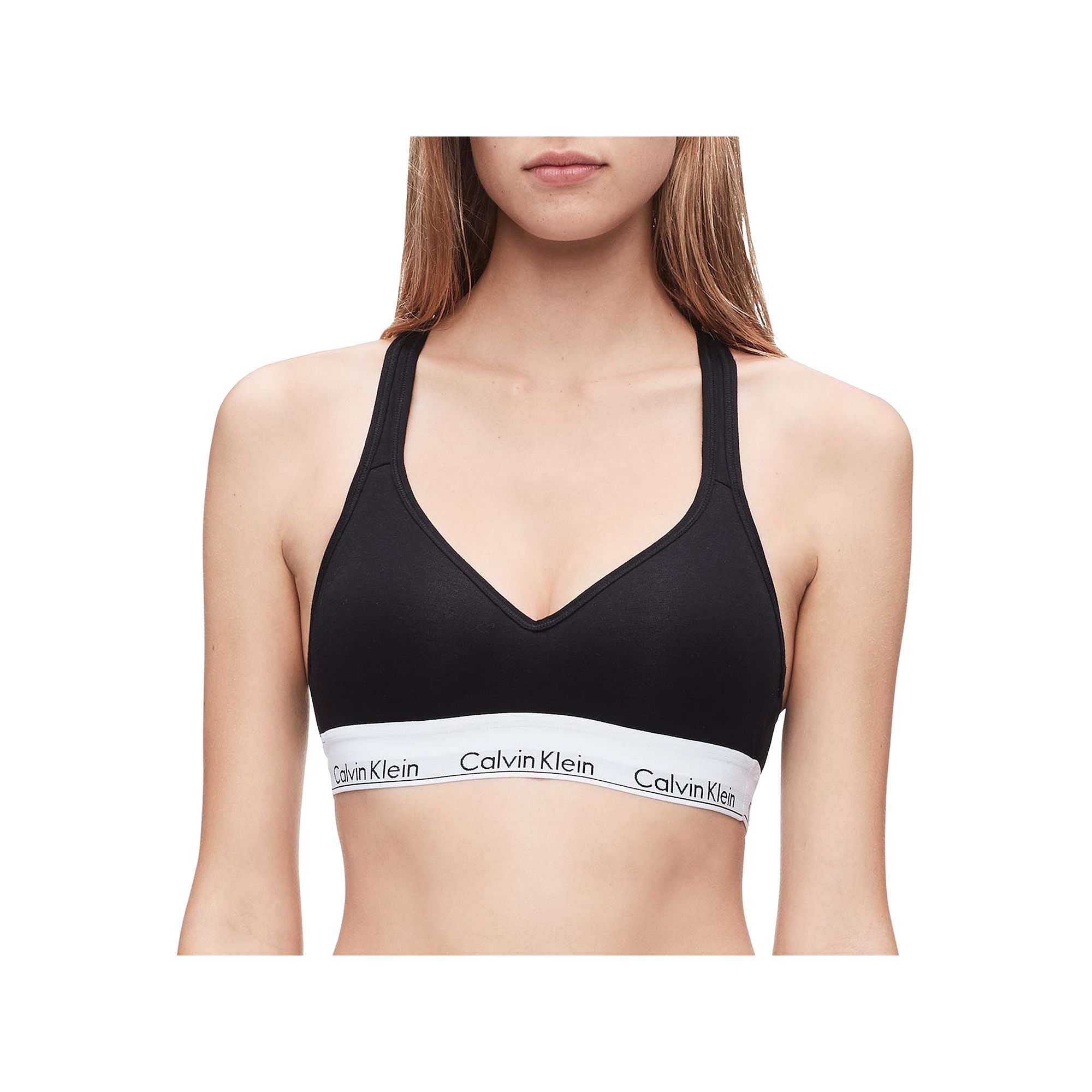 Calvin Klein Modern Cotton Padded Bralette QF1654, Womens, Size: XS, Black