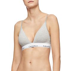 Buy Calvin Klein Bustier. 3 Pack Womens Cotton Bralette (Black / Grey /  White, L) Online at desertcartSeychelles