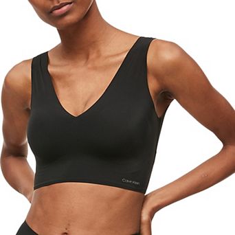 Calvin Klein Invisibles Comfort Lightly Lined V-Neck Bralette QF4708