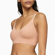 Calvin Klein Invisibles Comfort Lightly Lined Seamless Wireless Triangle Bralette  Bra - ShopStyle