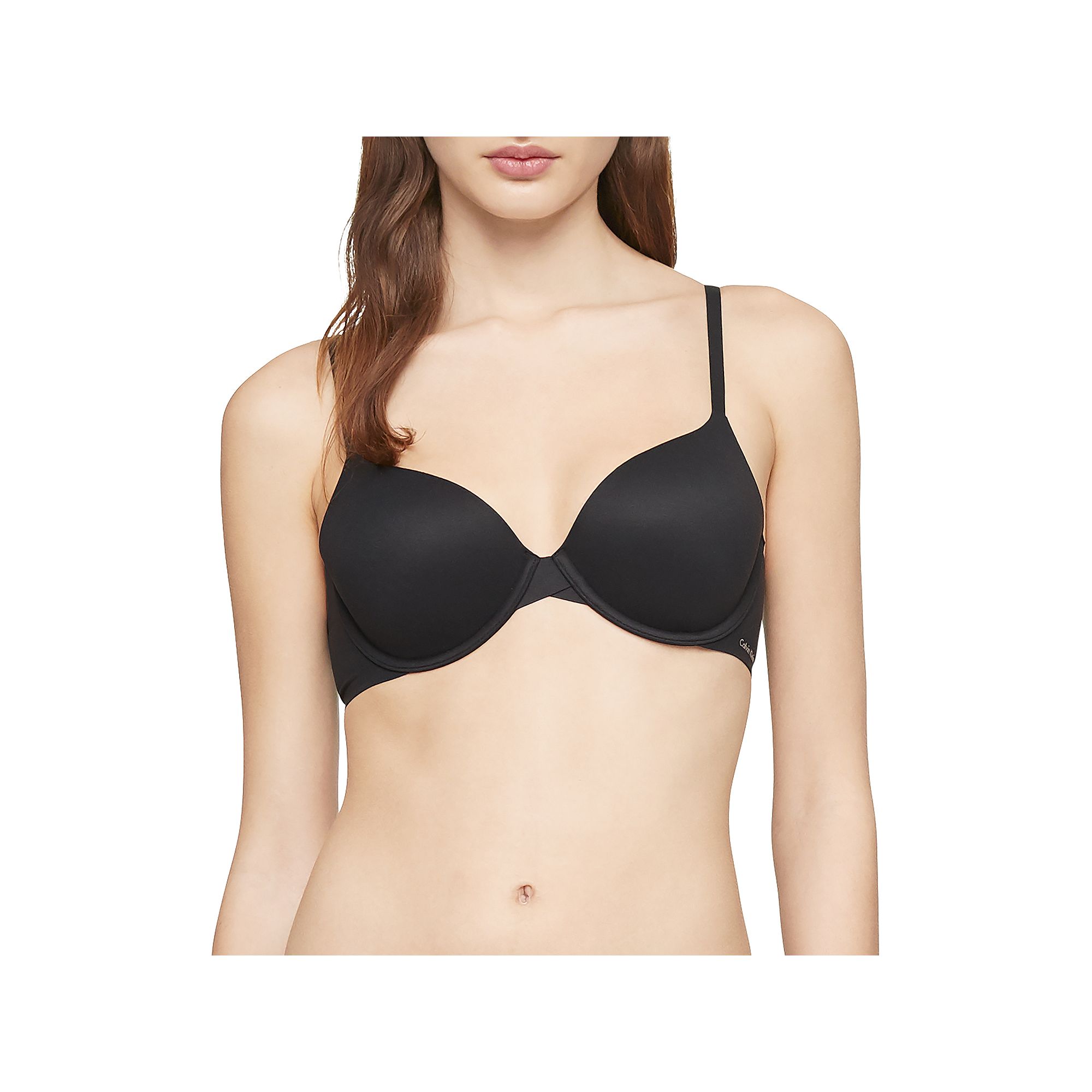 Calvin Klein Perfectly Fit T-Shirt Bra F3837, Womens, Size: 40 C, Black