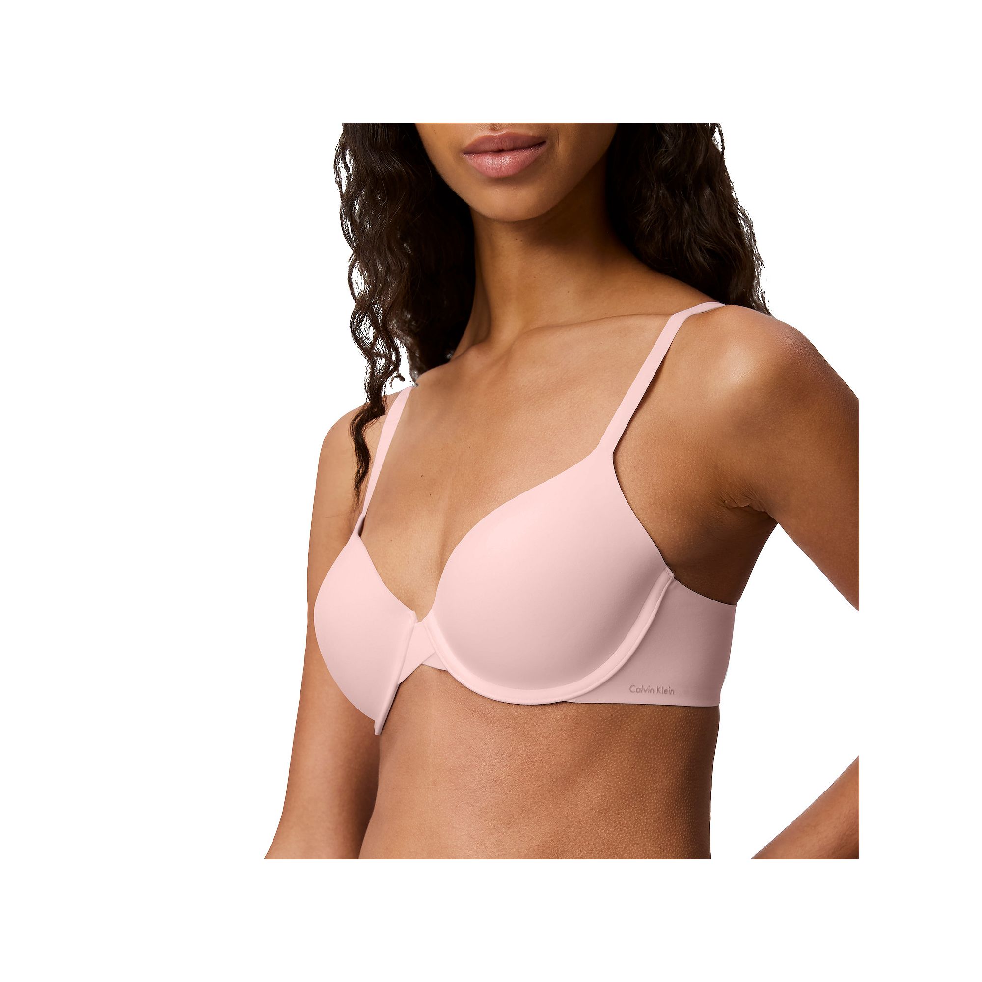 Calvin Klein Perfectly Fit T-Shirt Bra F3837, Womens, Size: 34 A, Subdued