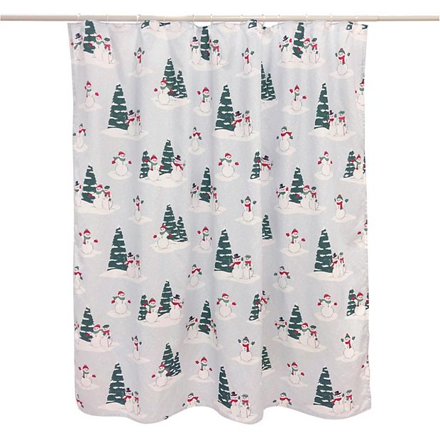 St Nicholas Square Buffalo Check Holiday Shower Curtain 2 Hand Towels & Bath  Rug