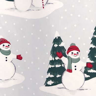St. Nicholas Square® Snowman Scenic Shower Curtain