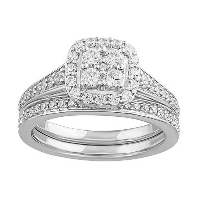 Simply Vera Vera Wang 14k White Gold 3/4 Carat Diamond