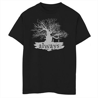 Boys 6-20 Harry Potter Always Tree Silhouette Graphic Tee