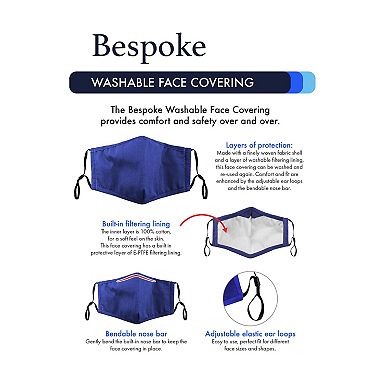 Adult Bespoke Washable Solid Color Face Mask