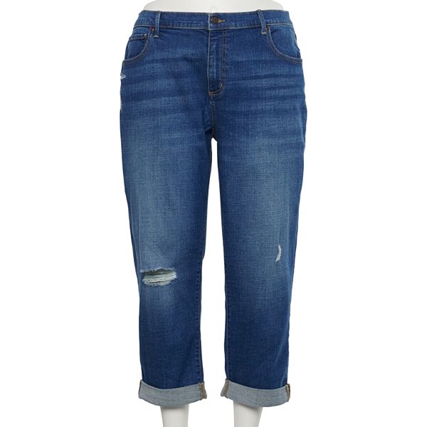 Plus Size Sonoma Goods For Life® Girlfriend Jeans