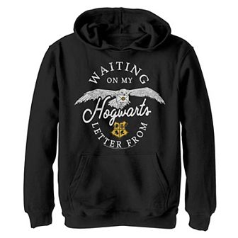 Boys 8-20 Harry Potter Waiting On Hogwarts Letter Graphic Fleece Hoodie