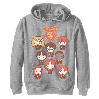 Boys 8-20 Harry Potter Gryffindor Cute Family Graphic Fleece Hoodie