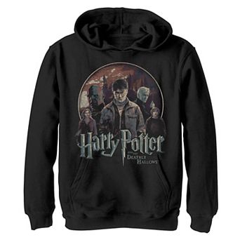 Boys 8-20 Harry Potter And The Deathly Hallows Group Shot Graphic Fleece Hoodie
