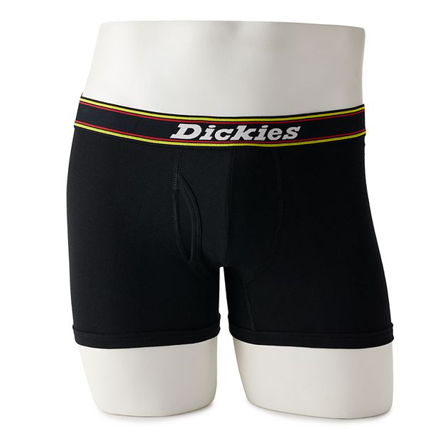 NEW! Dickies Advanced Cooling Men's 3 Pack Boxer Briefs Black Gray Blue  Medium