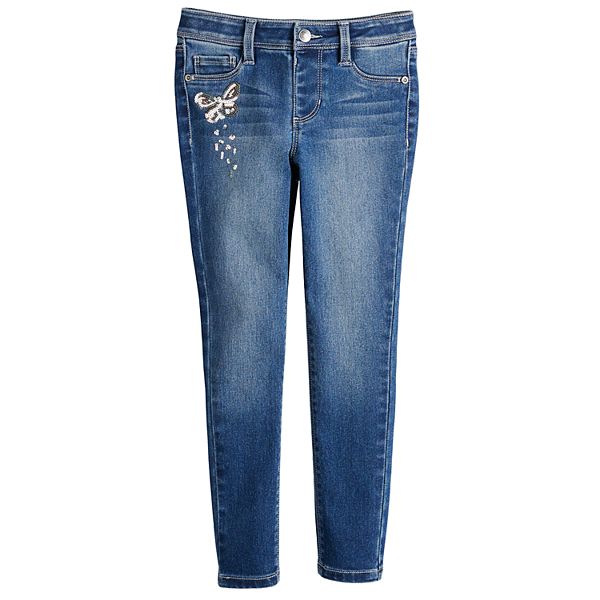 Kohls store embroidered jeans