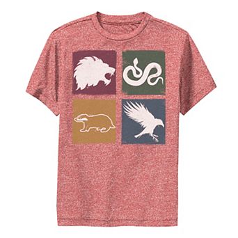 Boys 8-20 Harry Potter Simple House Crest Box Up Performance Graphic Tee