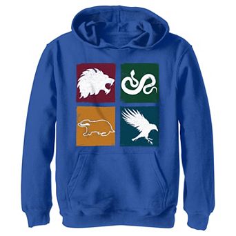 Boys 8-20 Harry Potter Simple House Crest Box Up Graphic Fleece Hoodie