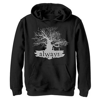 Boys 8-20 Harry Potter Always Tree Silhouette Graphic Fleece Hoodie