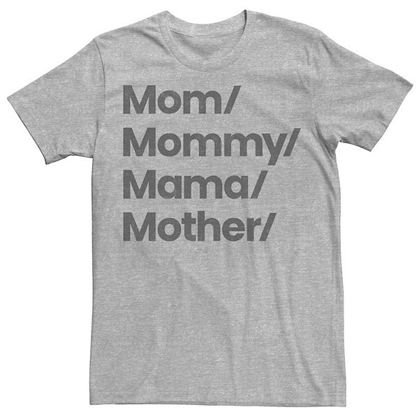 Juniors' Mom Synonyms Distressed Graphic Boyfriend Tee