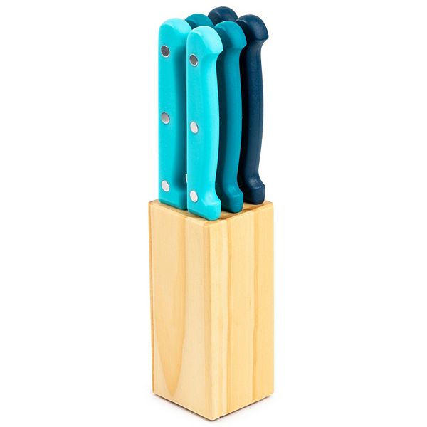 Core Kitchen 6pc. Colorful Steak Knife Set