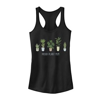 Juniors' Killin' This Mom Thing Plant Graphic Tank Top