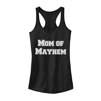 Juniors' Mom Of Mayhem Graphic Tank Top