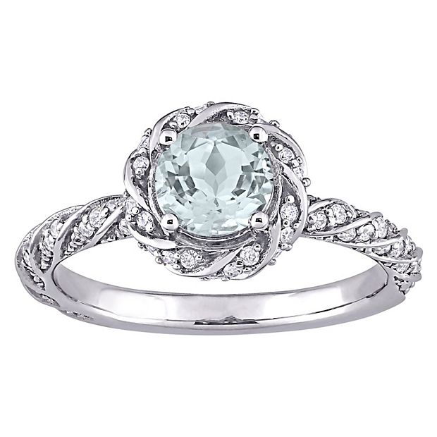 Kohls on sale aquamarine ring