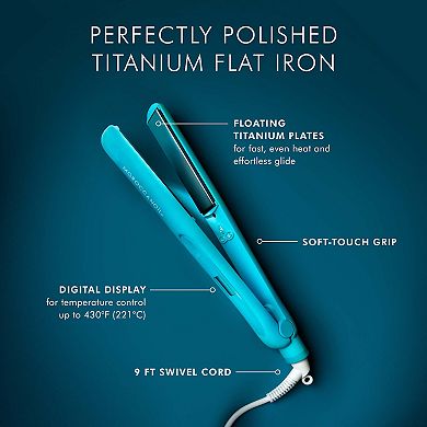 Perfectly Polished Titanium Flat Iron