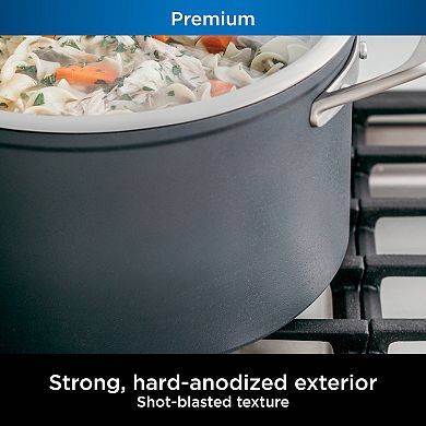 Ninja™ NeverStick® Premium Hard-Anodized 8-Quart Stock Pot with Glass Lid