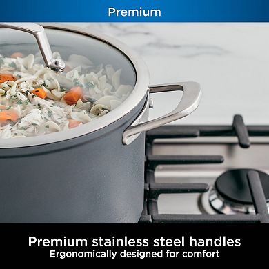 Ninja™ NeverStick® Premium Hard-Anodized 8-Quart Stock Pot with Glass Lid