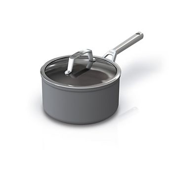 Ninja™ NeverStick® Premium Hard-Anodized 3.5-qt Saucepan with Glass Lid