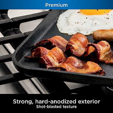 Ninja™ NeverStick™ Premium Hard-Anodized 11-Inch Square Griddle Pan