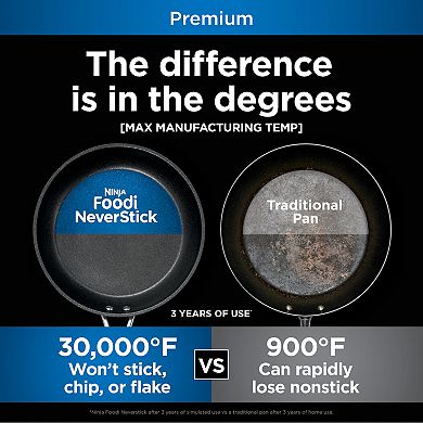 Ninja™ NeverStick™ Premium Hard-Anodized 11-Inch Square Griddle Pan