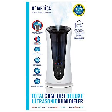 HoMedics Top-Fill 85-Hour Warm or Cool Mist Ultrasonic Humidifier