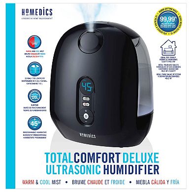 HoMedics 120-Hour Warm or Cool Mist Ultrasonic Humidifier with Aromatherapy