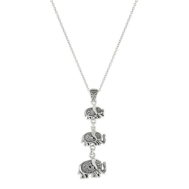 Kohls store elephant necklace