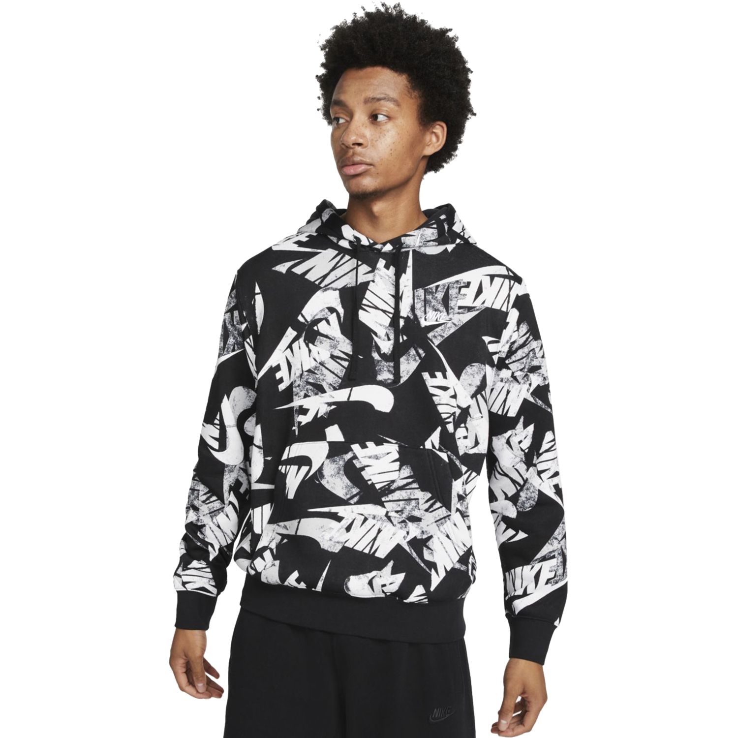 black nike hoodie for men