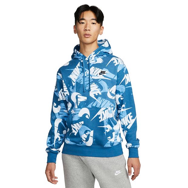 トップス NIKE / BRS LOGO ALL OVER PATTERN HOODIE Men's Nike Essentials+ Allover Print Fleece Hoodie