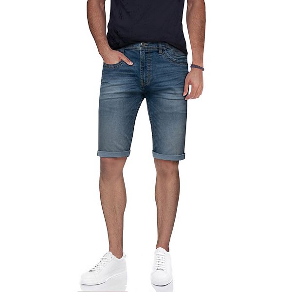Men's Xrays Cultura Roll-Up Denim Shorts