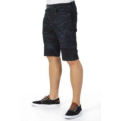 Men's Xray Distressed Moto Jean Shorts