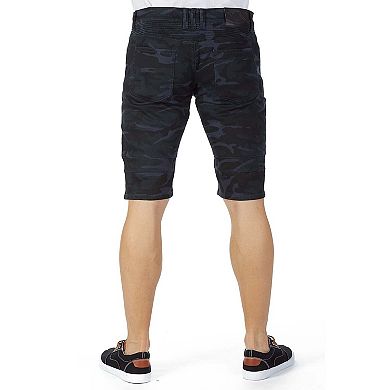 Men's Xray Distressed Moto Jean Shorts