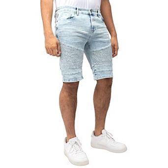 Men's Xray Distressed Moto Jean Shorts