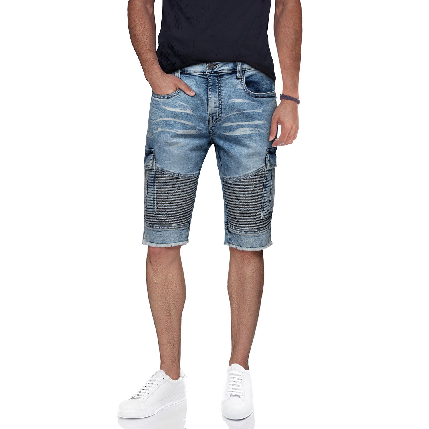 mens blue jean shorts at kohl's