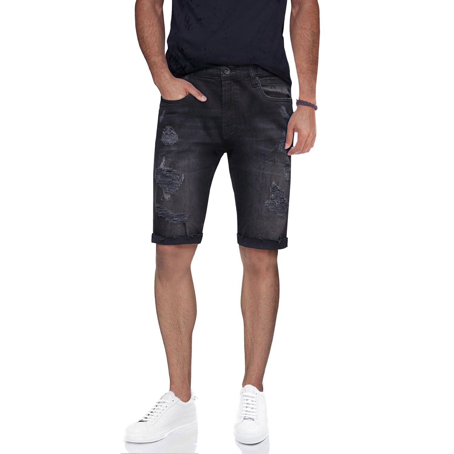 levi's mid rise jean shorts